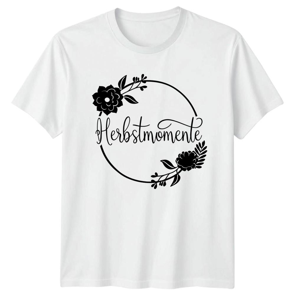 HerbstmoUnisexte Unisexs TShirt GerUnisex Autumn Floral Birthday Gift For Her
