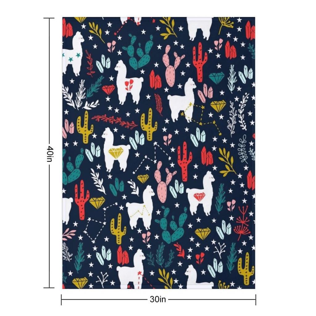 Funny Alpaca Throw Blanket for sofa Sofas Cute Beautifuls Blankets