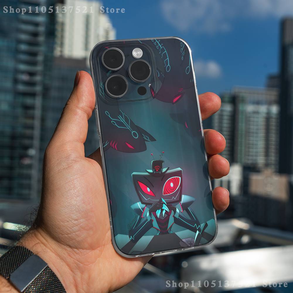 VOX Trust Us H-HazbinS Phone Case iPhone17 16 15 14 13 12 11 Pro Max Plus Mini Clear Full Back Cover Silicone Soft Shell