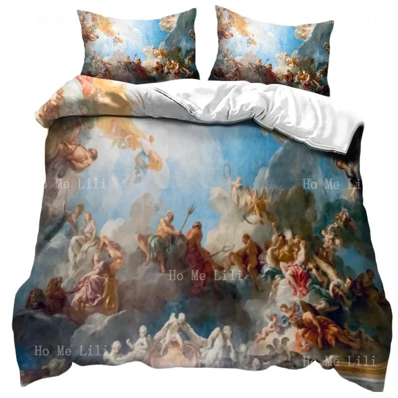3D Jesus Duvet Cover Christian Sacred Jesus Bedding Set God Bless You Soft Quilt Cover Set King Queen Size For Adults Women Men