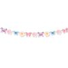 Butterfly Cake Toppers Set Party Supplies Hanging Swirls Colorful Banners Paper Texture for Creative Butterfly Dessert