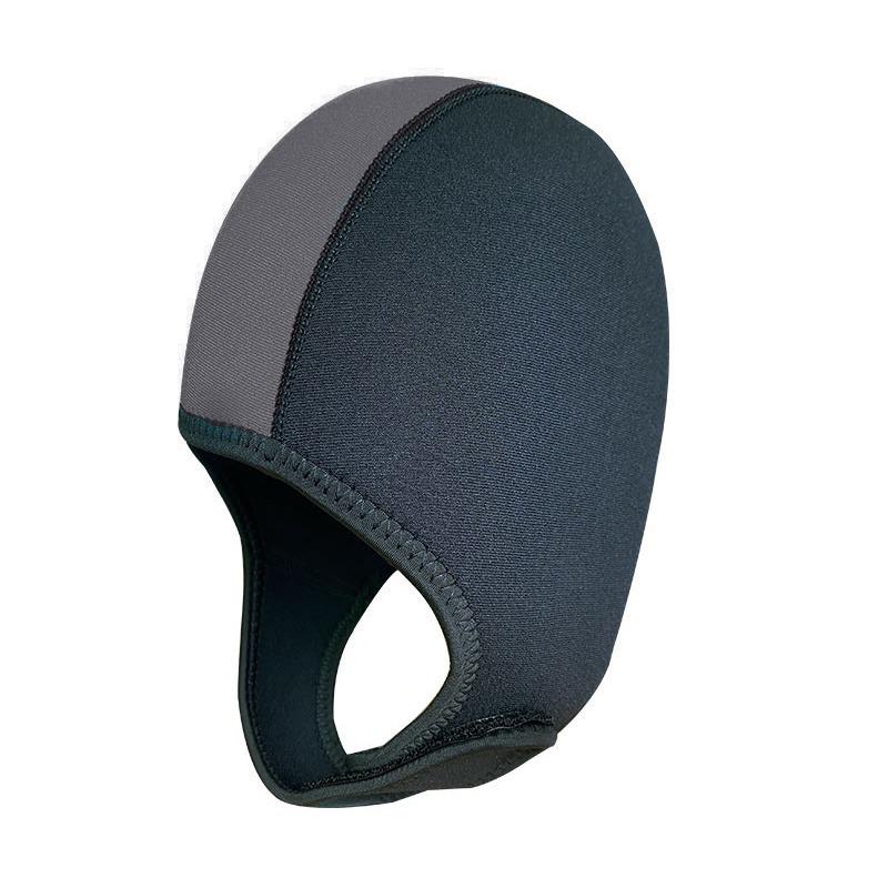 2,5 mm Neopren Tauchhaube, Badekappe für Sonnenschutz und Wärme beim Winterschwimmen, Surfen und Tauchen