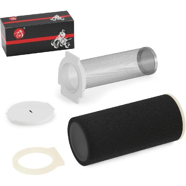 Air Filter & Guide & END CAP Kit For Yamaha Warrior Raptor Wolverine 350 YFM 350 Grizzly 600 660 YFM600 660 1987-2013 1UY-14458-01 1UY-14468-00