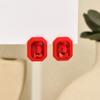 Luxury Design Sparkly Glass Bridal Charm Stud Earrings For Women Trendy Unusual Pendant Wedding Party Jewelry Gift