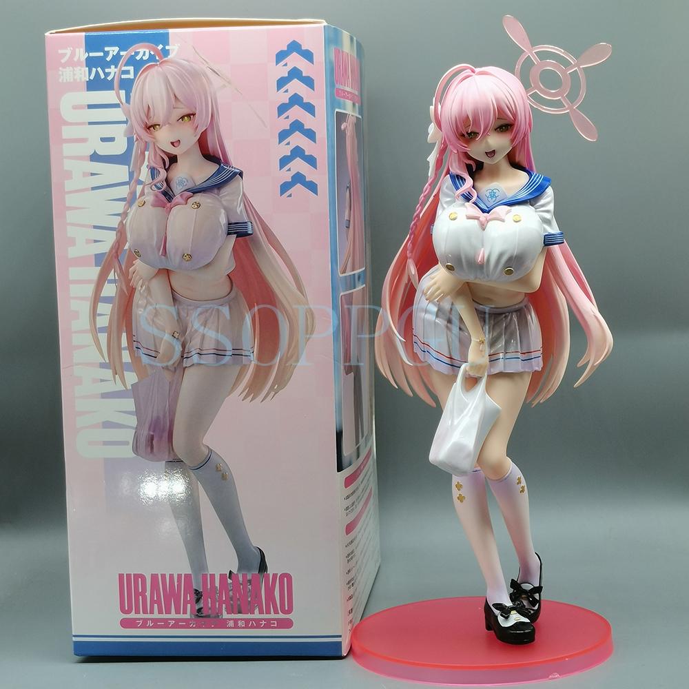 Epic-Works  Blue Archive Figure 1/7 Urawa Hanako Animation Girl Figure POLYVINYL CHLORIDE Action Miniature Figure 27cm Adult Collector-Worthy Game