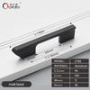 High Quality Luxury Hardware Cabinet Furniture Kitchen Drawer Dresser Pull Aluminium Profile Wardrobe Long Room Handles