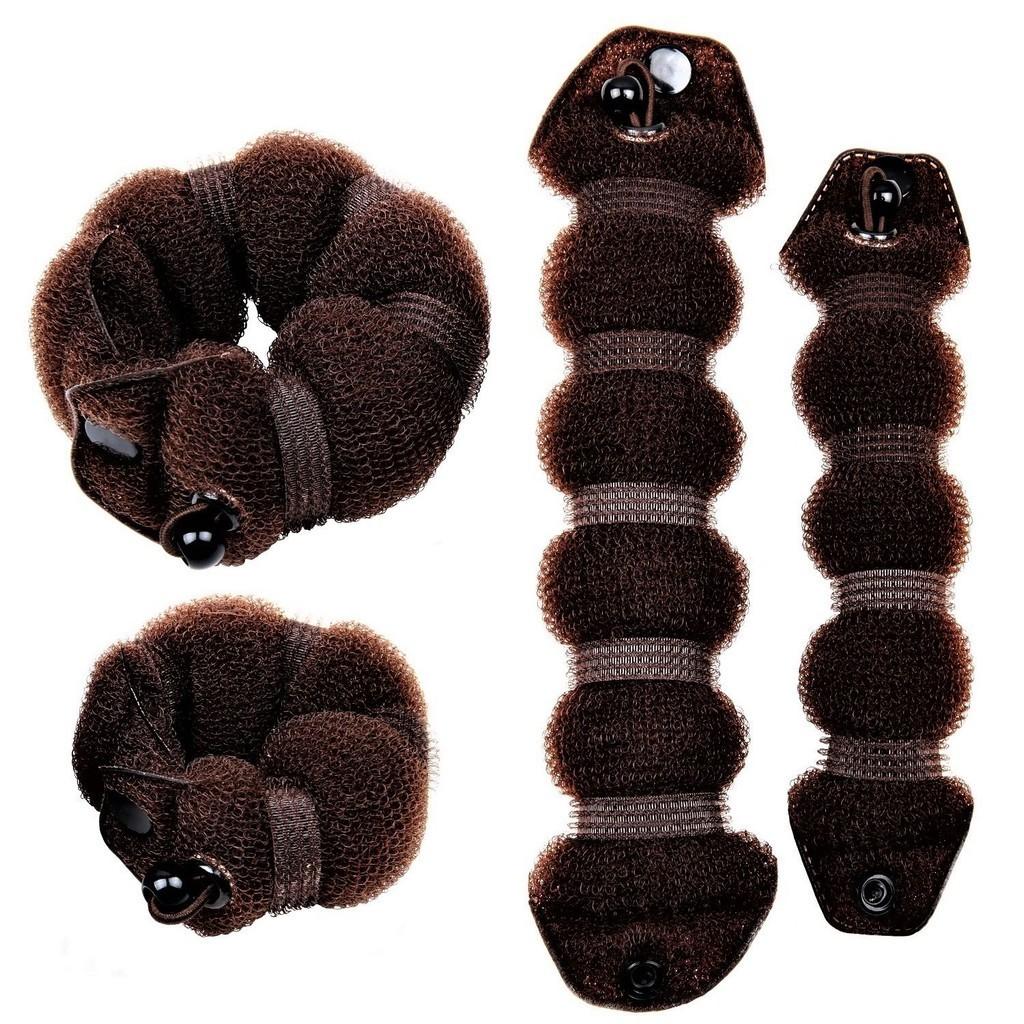 Creative Nylon Hair Bun Tool Comfortable Non-tugging Elegant Hair Bun Styler