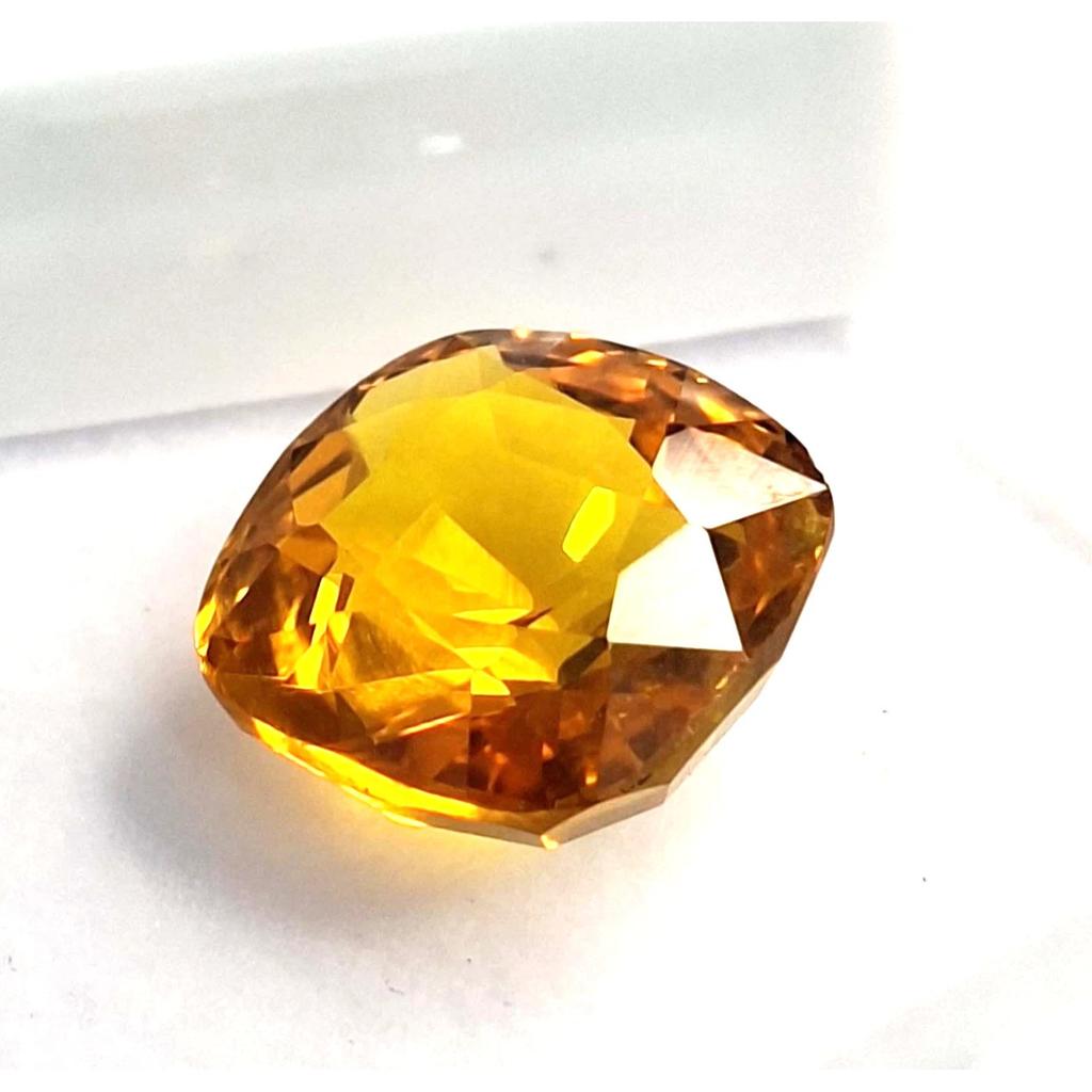 Yellow Sapphire Natural 7-9 Ct Cushion Cut Stunning Certified Loose Gemstone