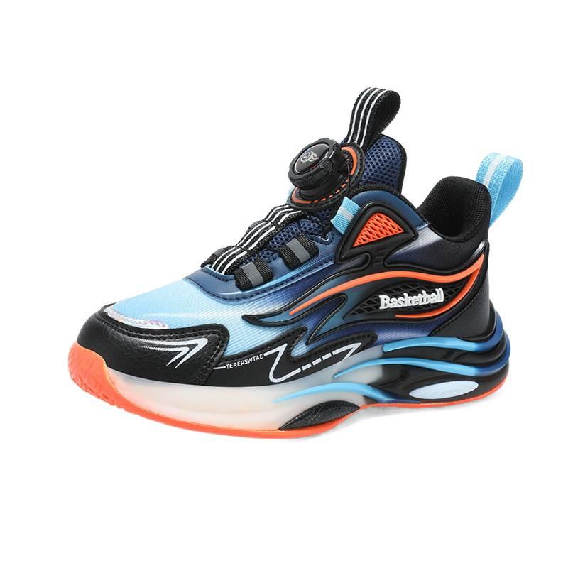 Boys' sports shoes Boys' shoes 2025 new running mesh basketball shoes breathable medium and large children's boys non-slip