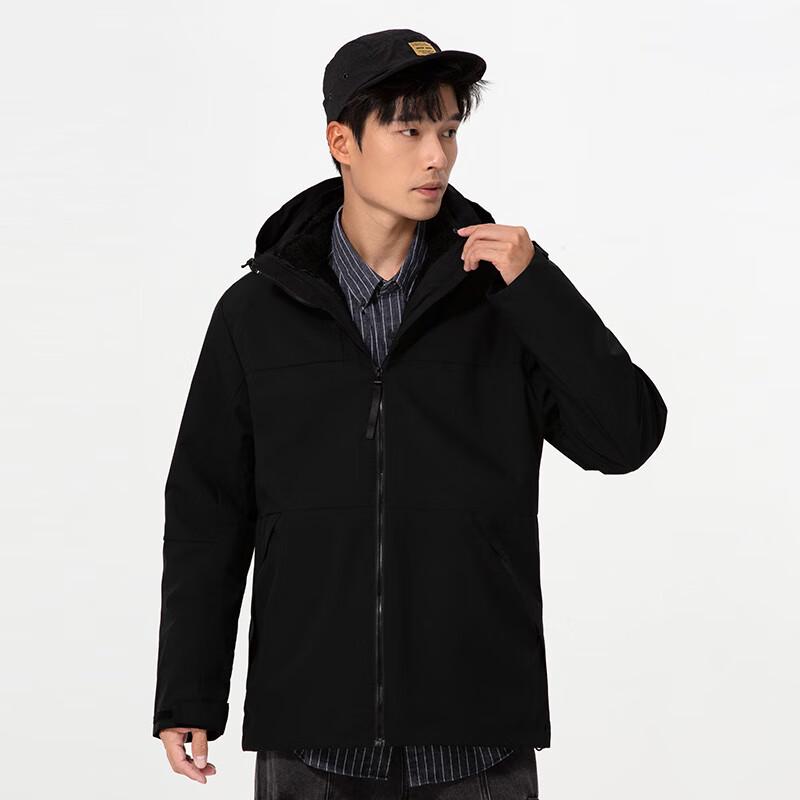 Unisex Outdoor 3-in-1 Detachable Fleece Jacket