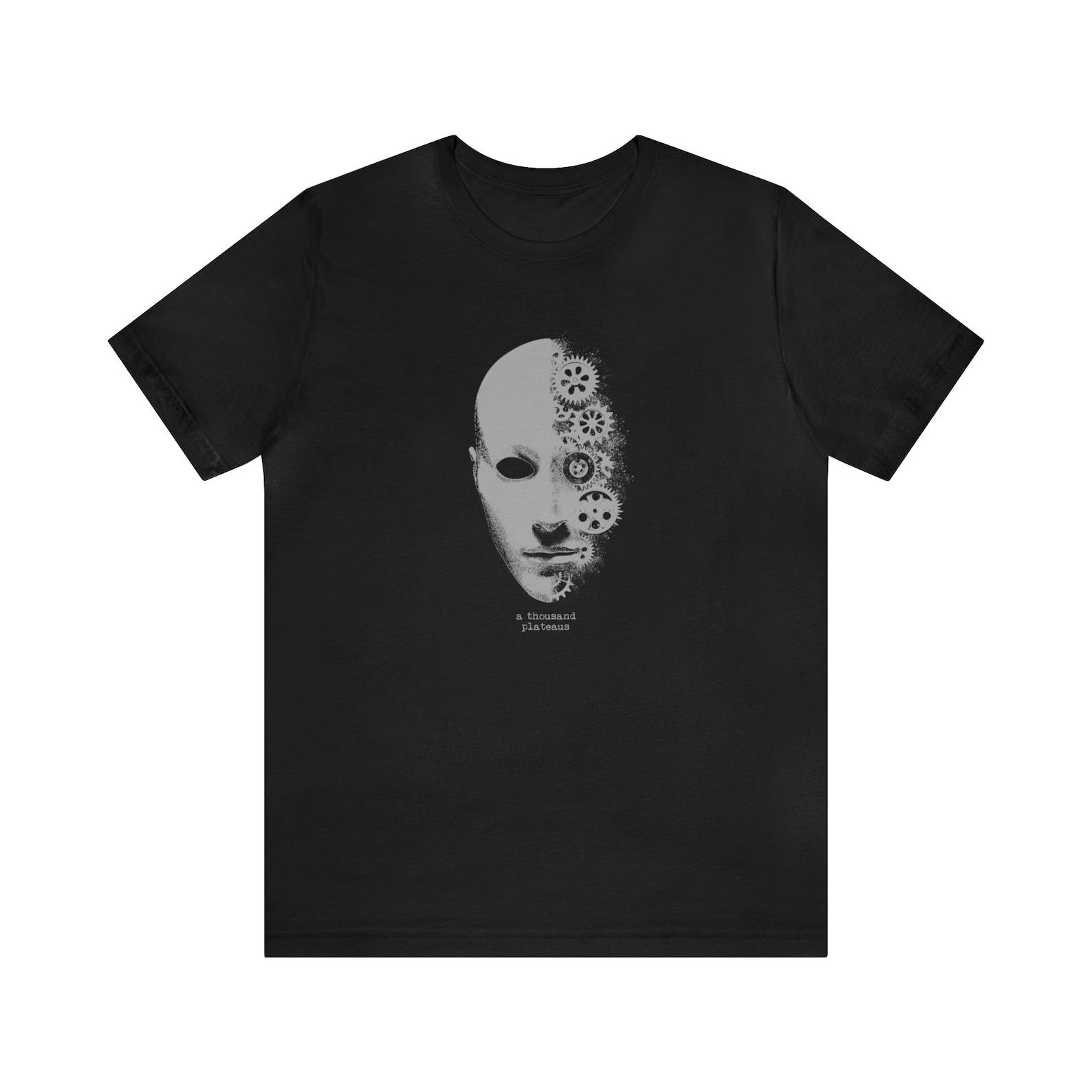 Deleuze and Guattari A Thousand Plateaus Subjectivity Machine Philosophy T-shirt 4XL