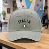1 pièce Nouveau Casquette de Baseball Sandwich Design Milano Italien Casquette de Baseball Fashionable Casquette à Visière Plate Parfaite Pour la Course à Pied le Fitness l'Extérieur