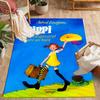 Girl Near House. Floor Rug Office Rug Perfect for Living Rooms Dining Room Bedrooms Study room Antislip Carpet Decorate Offices