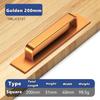 Self-Stick Adhesive Aluminum Alloy Door Handle Push-pull No-Drilling Easy Installation for Cabinet Door Window Drawer