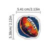 50PCS Rugby Stickers American Football Stickers Waterproof Vinyl Decal Decorative for Water Bottles Luggage Motorcycle Snowboard