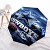 Printed Dallas Cowboys Folding Umbrella,Outdoor,Leisure,And Travel Umbrella,Durable Umbrella Fabric,Birthday And Holiday Gift
