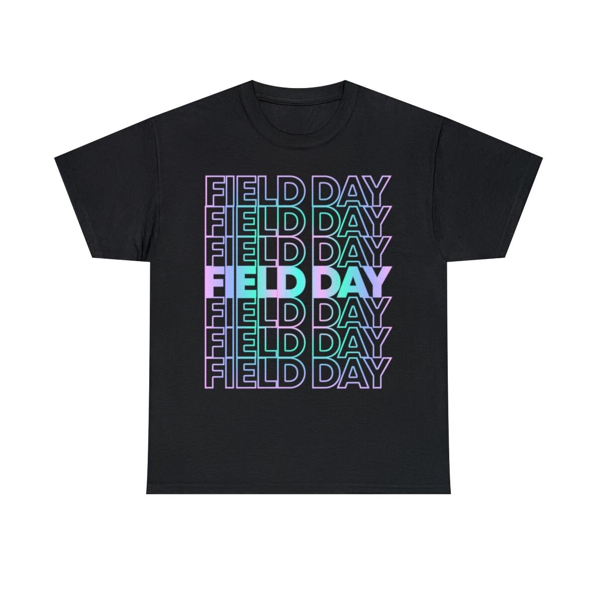 School Field Day Short Sleeve Graphic T-Shirt, Sizes S-5XL 4XL