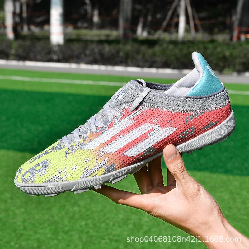 

Футбольные бутсы Cross-Border AG с длинными шипами и низким верхом унисекс — нескользящие, дышащие, тренировочные TF для молодежи и взрослых 37