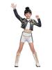Kids Mira Rumi Zoey Stage Outfits Cosplay Black Costume Girls Uniform Halloween Party Role Playing Printed Fancy Dress Up Suits