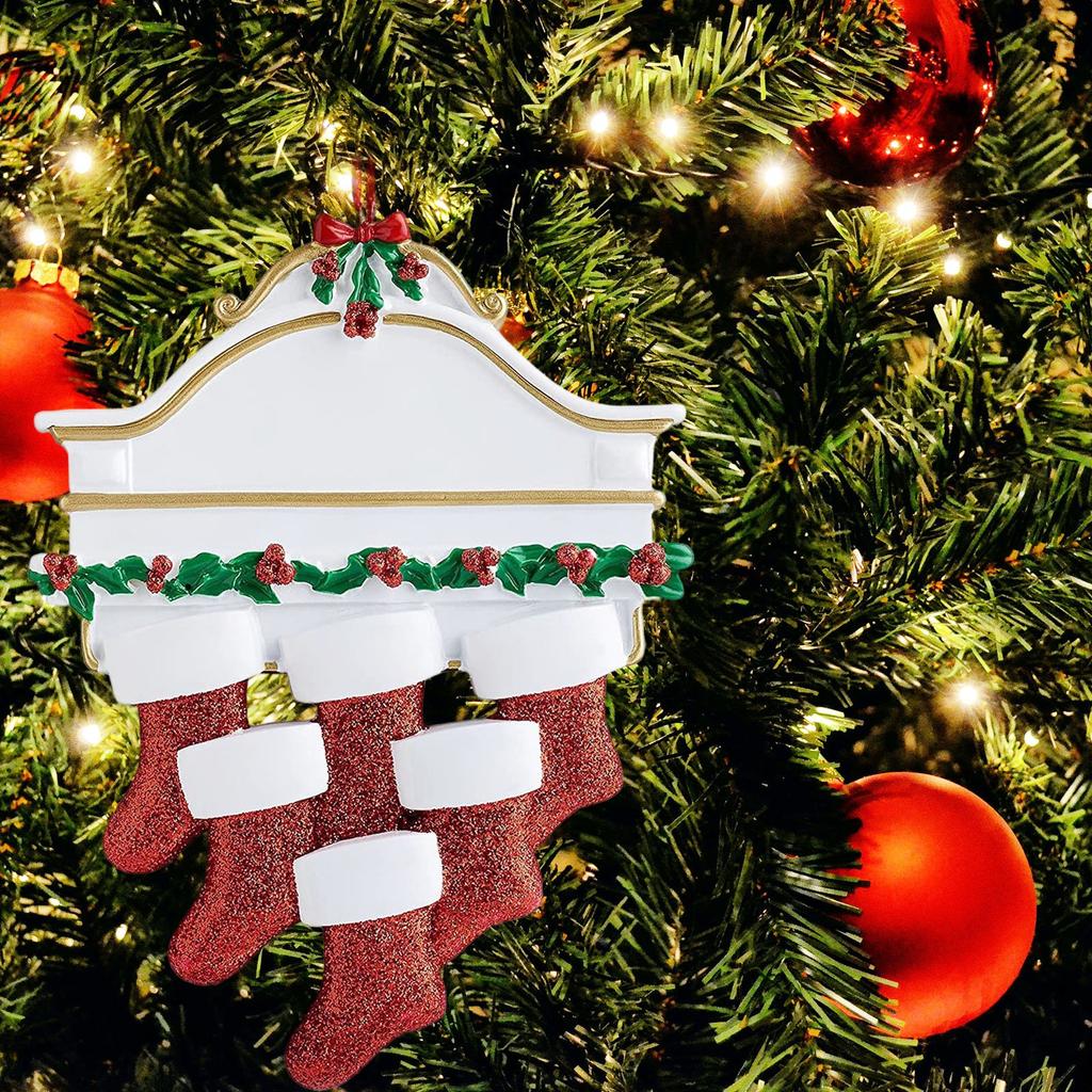 Christmas Ornaments Ornaments Red Socks Personalized Ornaments