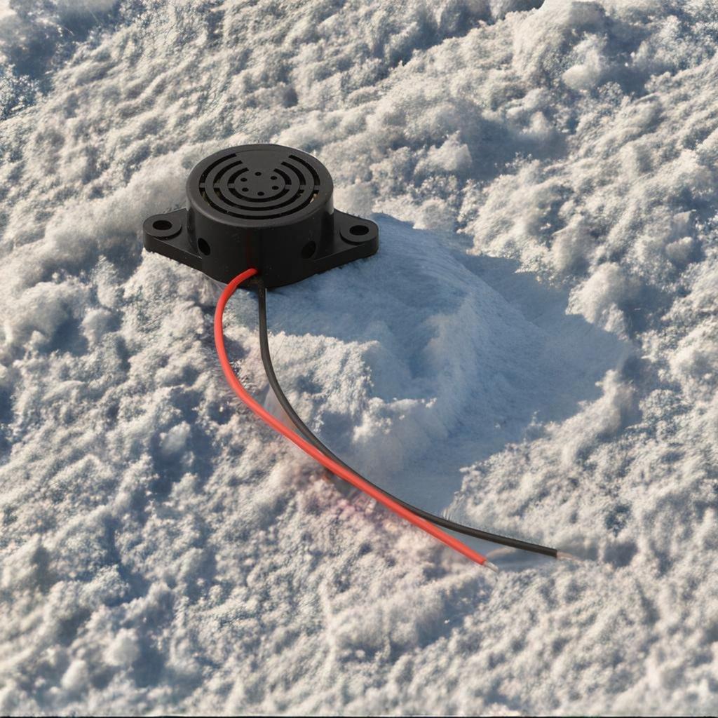 Electronic Buzzer 100dB Vehicle Electronics 4.3 Inch Black
