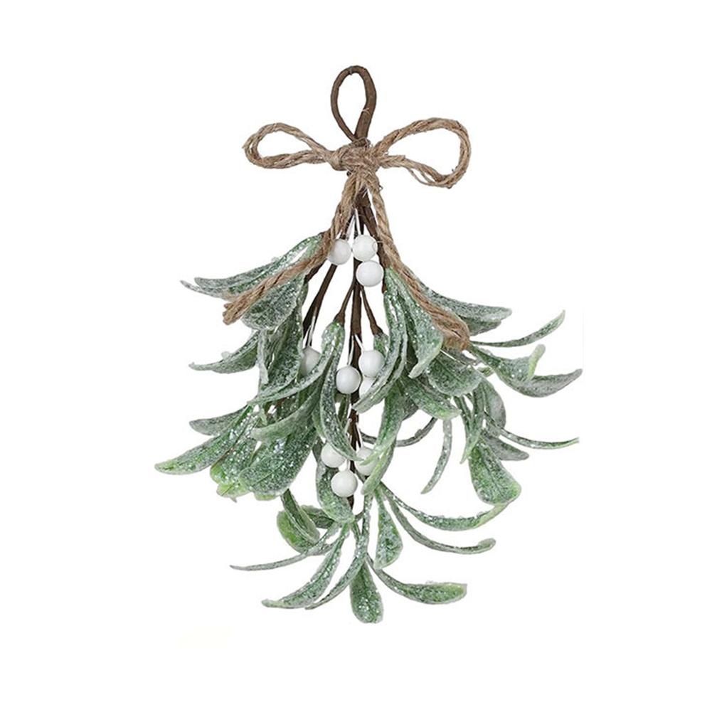 Artificial Mistletoe Christmas Tree Pendant Hanging Bouquet Christmas Decoration Fake Vine Botanical Themed Decorative Ornaments