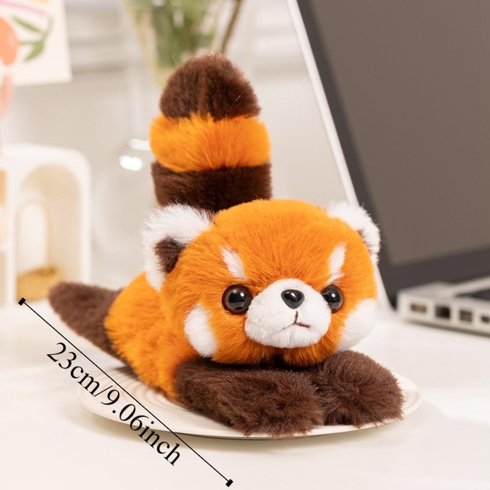 Little Raccoon Plush Doll Slap Bracelet Simulation Capybara Plush Wrist Band  Birthday Gift