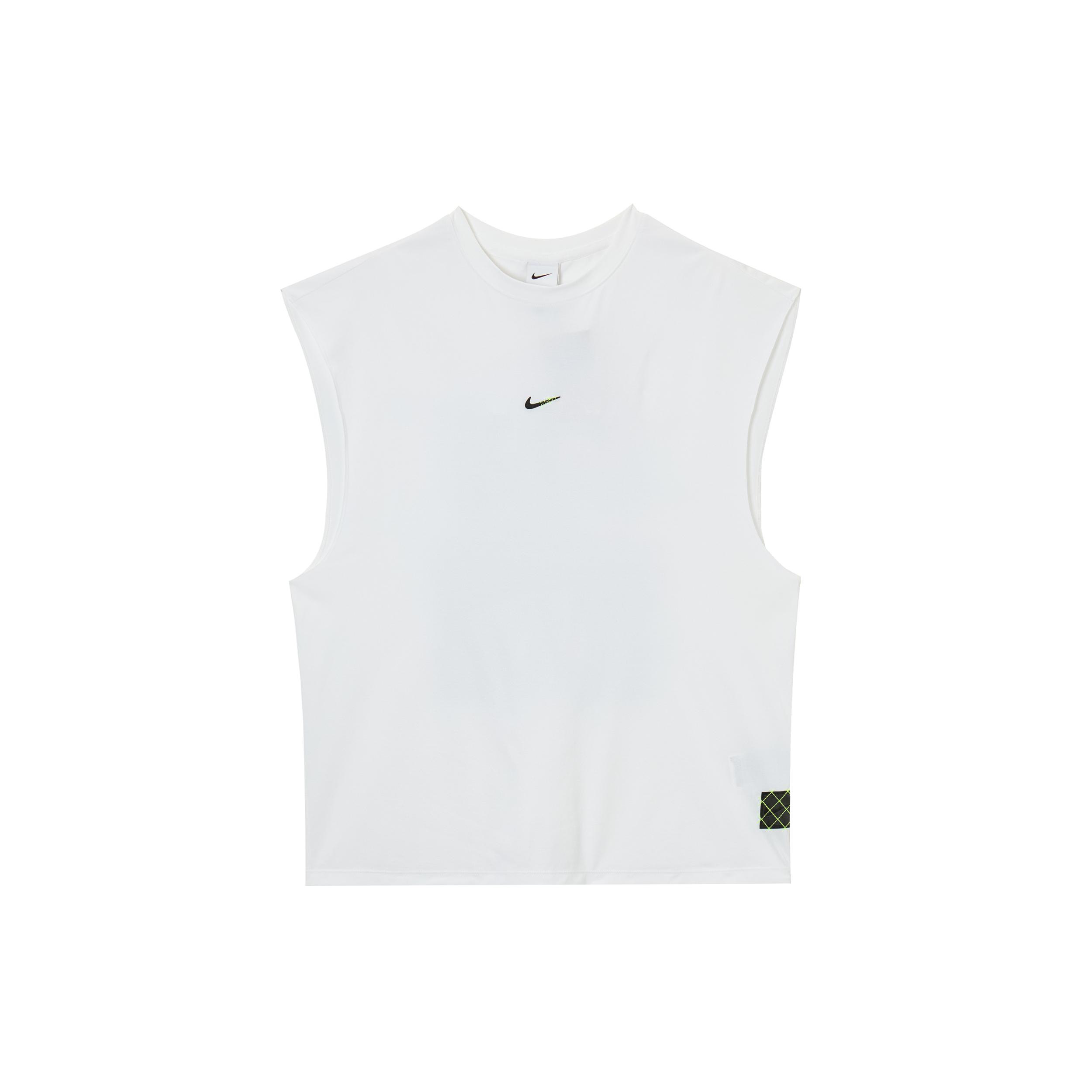 Мужские майки Nike Белый Круглый вырез Умеренный Другое HV1889-100 3XL