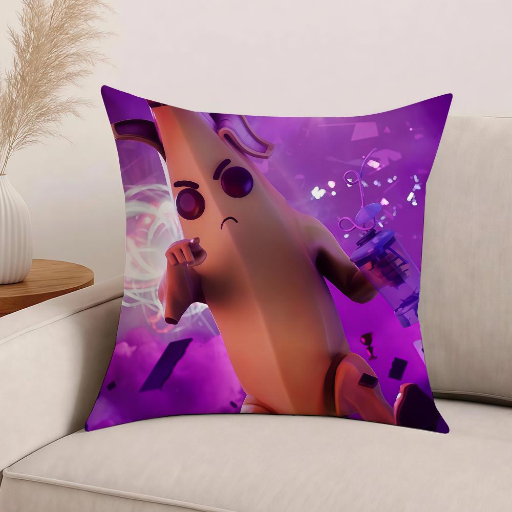 Hot Game F-Fortnite Cool Pillow Case Office Cushions Suitable For Sofa Car Bedroom Decorative Cushion Cover