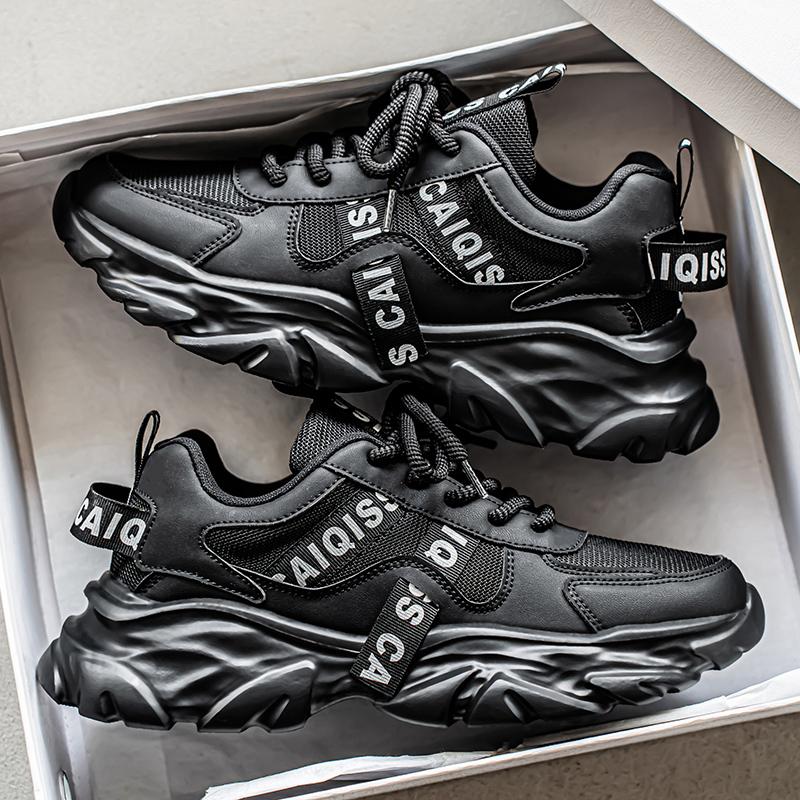 Men's Breathable Lightweight Walking Shoes Casual Lace Up Sneakers With EVA Sole For Outdoor Sports And Daily Use All Season