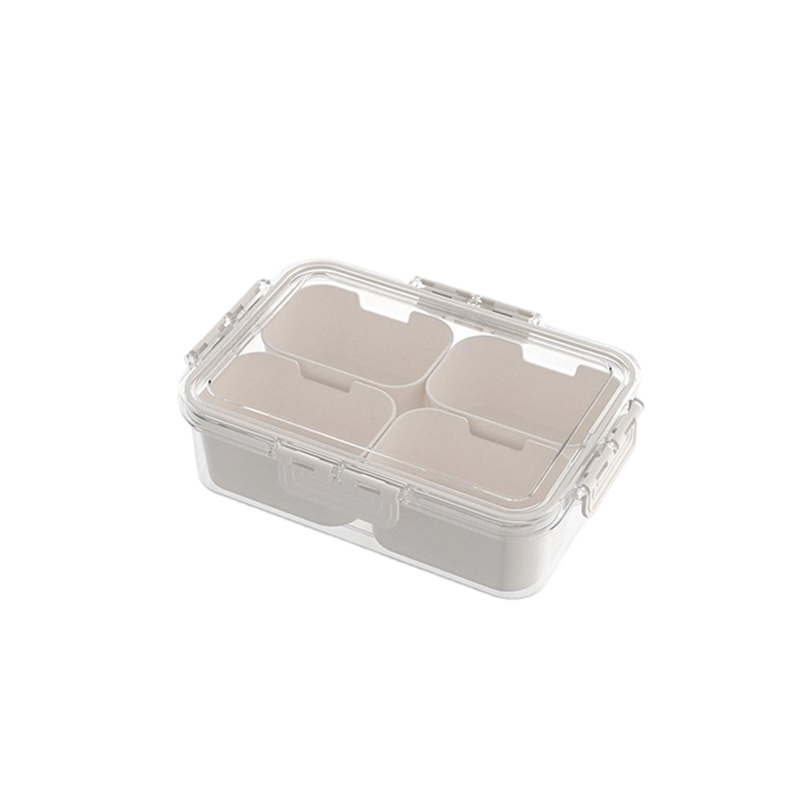 

4/9 Compartment Small Snackle Box, Charcuterie And Snack Container, Divided Serving Tray With Lids, Dishwasher Safe One Size