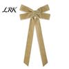 Reusable Christmas Party Supplies Velvet Ribbon Bow Xmas Pendant, Tree Flannel Ornament, Indoor Wedding Banquet Decor Decorative Retro Style