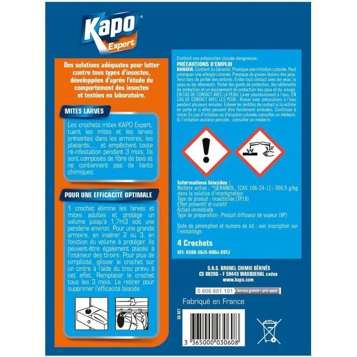 KAPO Crochets Mites X4