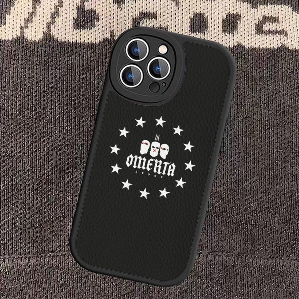 Fashion O-OmertaS 47 Phone Case For IPhone 16 15 14 13 Pro Max 11 12 Plus Leather Silicone Cover