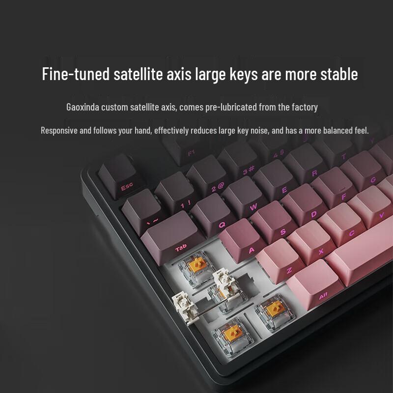 AUSDOM H87 Tri-Mode Wireless Mechanical Keyboard