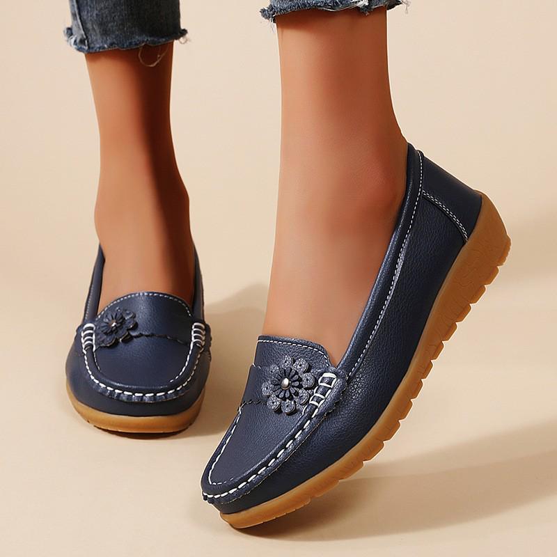 

New Spring & Autumn Women s Loafers: Fashionable, Versatile Bean Shoes for Moms 43