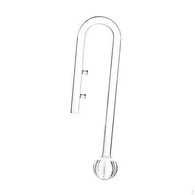 Aquarium-Glas-Lily-Pipe-Einlauf für bepflanzte Aquarien, Aquascaping, transparent