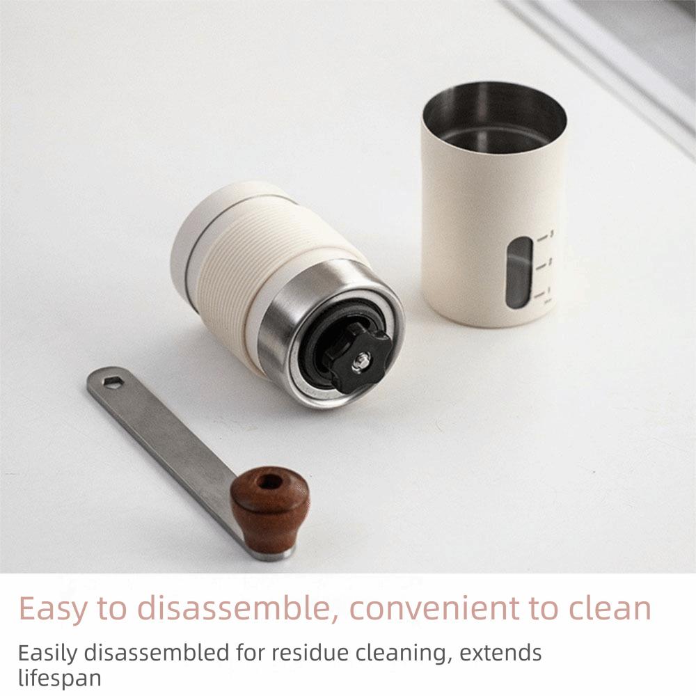 Portable Manual Coffee Grinder Adjustable Burr Coffee Making Tool Coffee Bean Grinder Travel Use