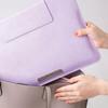 Velesera Laptop Sleeve Case with Stand for Laptops (Lavender) 13-inch (VL)