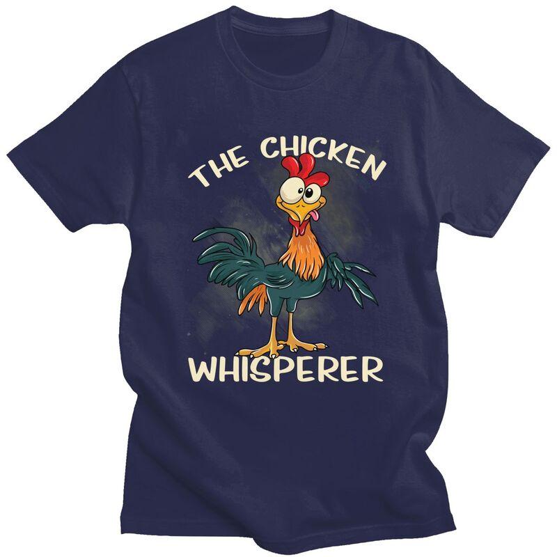 The Chicken Whisperer T Shirt Unisex Funny Farmer Joke Quotes Tshirts Streetwear Graphic Tee Tops Loose Oversized Clothes