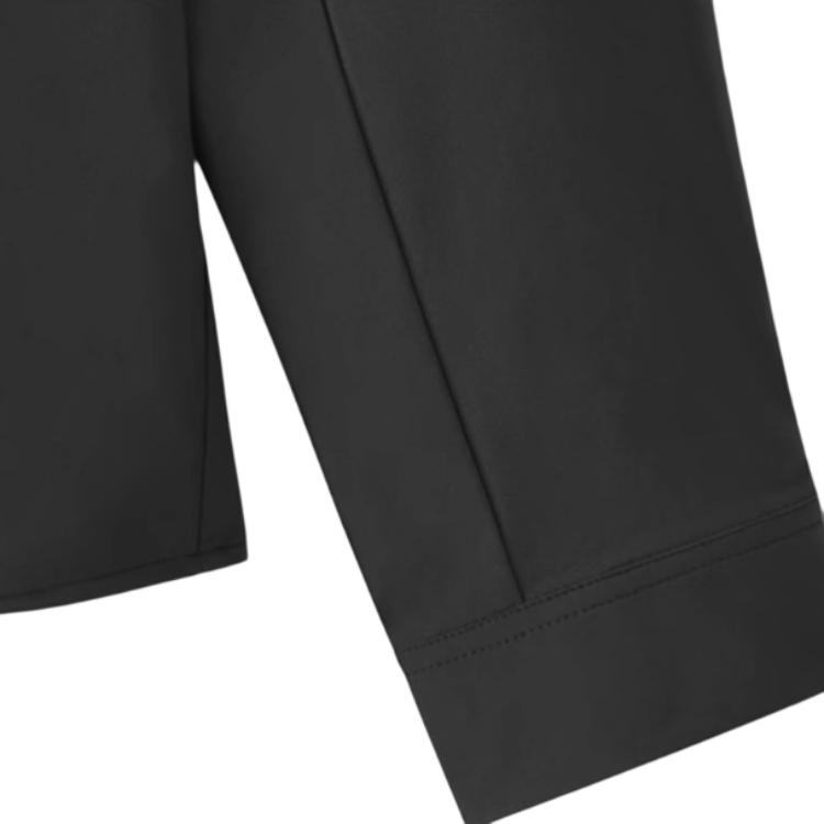 Skechers Polo Style Solid Color Casual Moisture Wicking Quick Dry Long Sleeve Shirt Men Shirts Deep-Night-Black L125M039-03B6