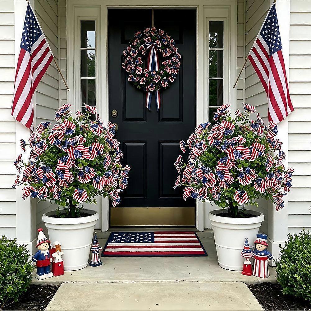 250th Anniversary Artificial Violet Flowers for Independence Day Veterans Day Memorial Day