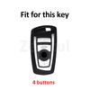 For Bmw M3 M4 E34 F20 F30 F18 F25 1 3 5 7 Series X1 X3 X4 X5 F10 F15 F16 Gun Grey Tpu Shell Fob Accessories Car Key Case Cover