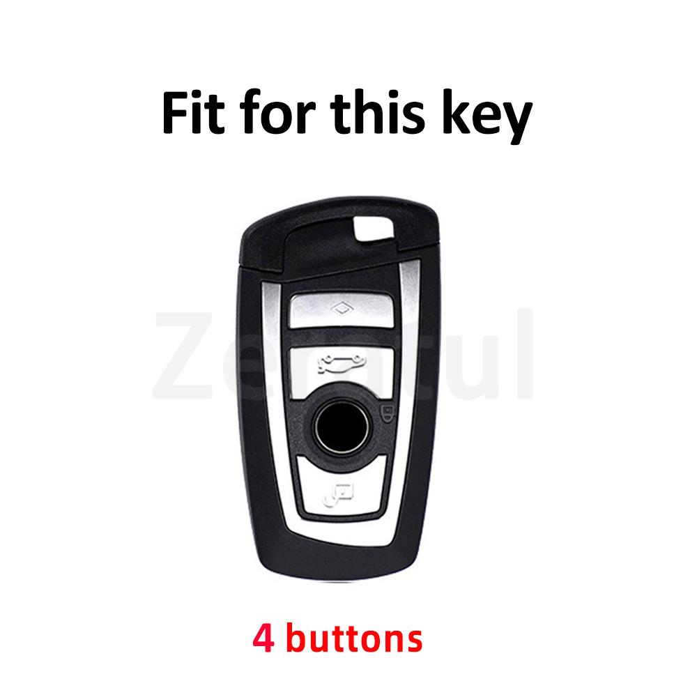 For Bmw M3 M4 E34 F20 F30 F18 F25 1 3 5 7 Series X1 X3 X4 X5 F10 F15 F16 Gun Grey Tpu Shell Fob Accessories Car Key Case Cover