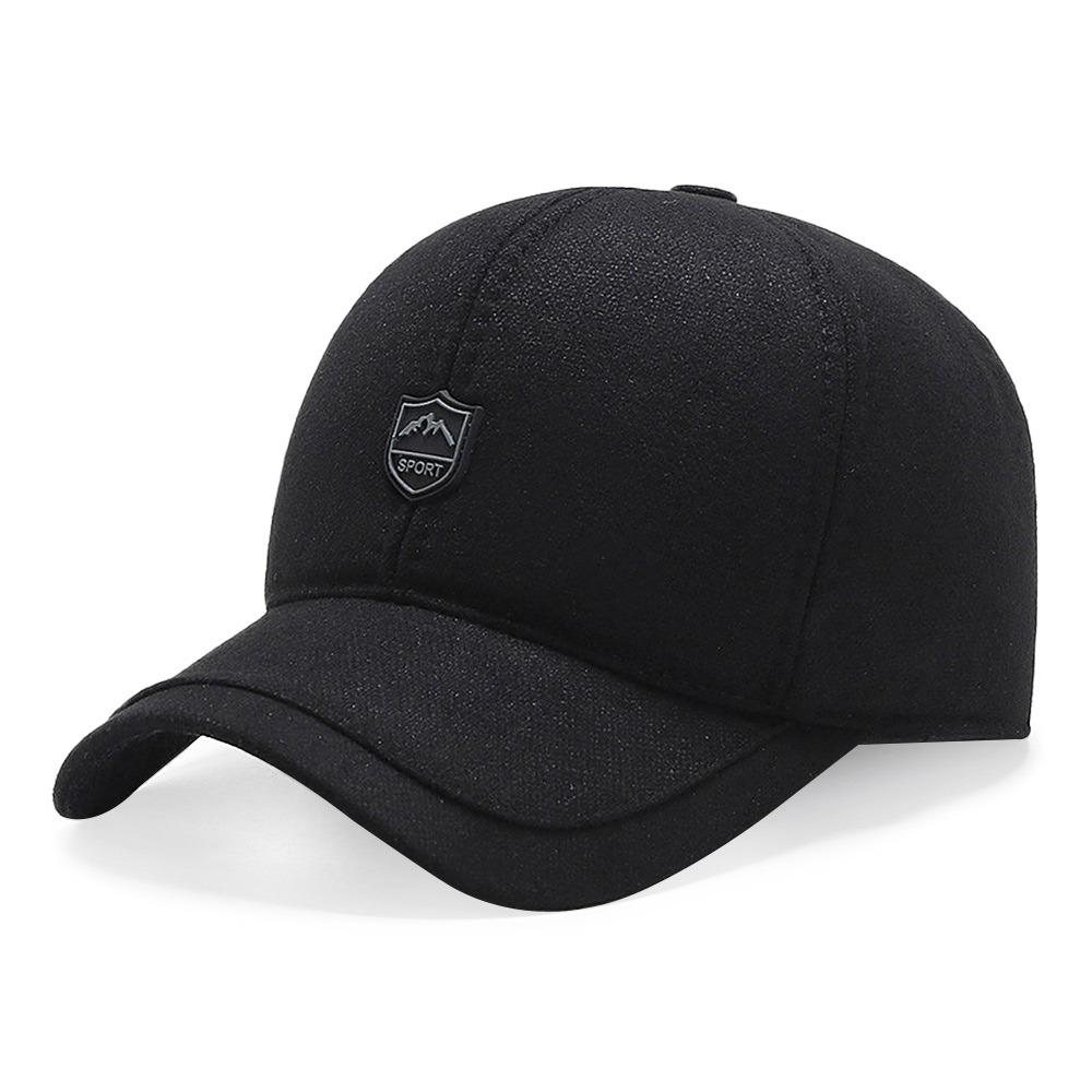 Outdoor With Earflaps Men Winter Hat Windproof Ear Protection Trucker Hat Warm Adjustable Earmuffs Baseball Cap for Men
