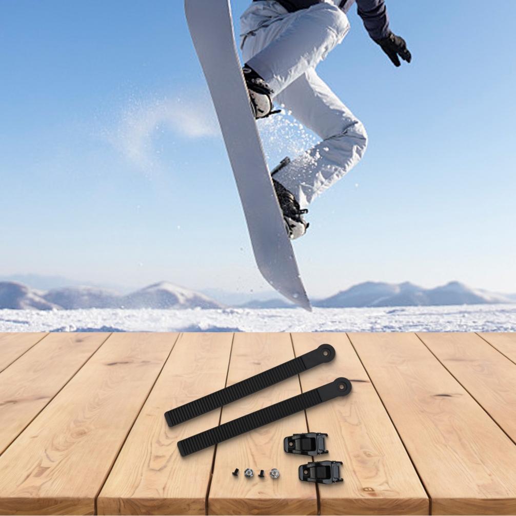 Per Kit Cinturino Caviglia Snowboard con Fibbie Attacchi e Viti di Montaggio