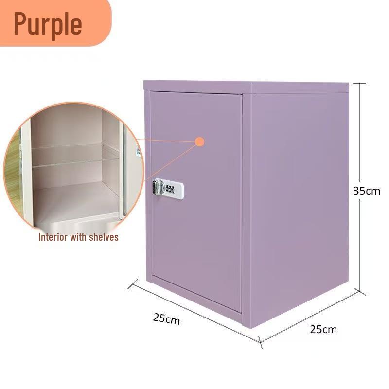 Lockable Steel Desktop File Organizer for Home or Office