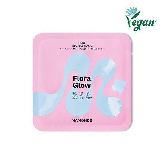 Hydrogel Mask Mamonde Flora Glow Rose Marble Pack 1 Sheet