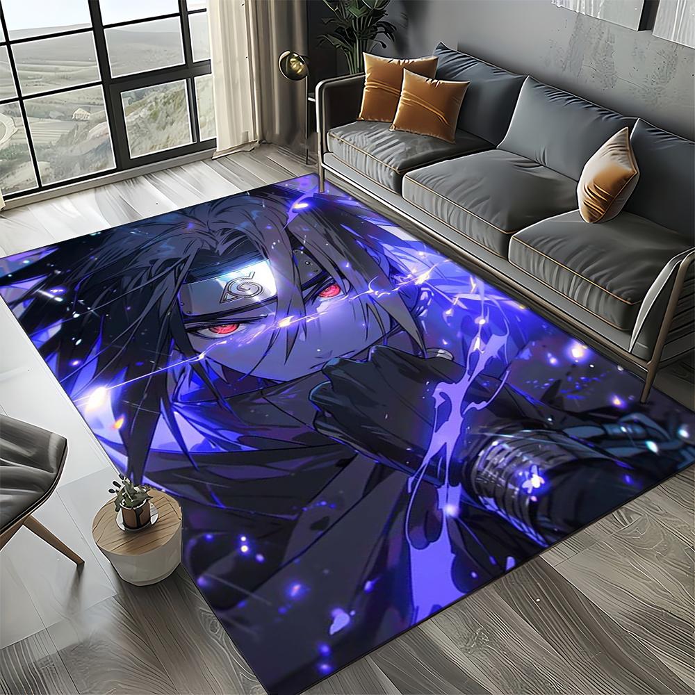 27 Style Cartoon 3D I-Itachi Japan Anime Carpet Rug for Living Room Bedroom Home Sofa Decoration,Kid Area Rug Non-slip Floor Mat