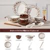 Set de Veselă Ceramică Lan Tuan Light Luxury, 18 Piese